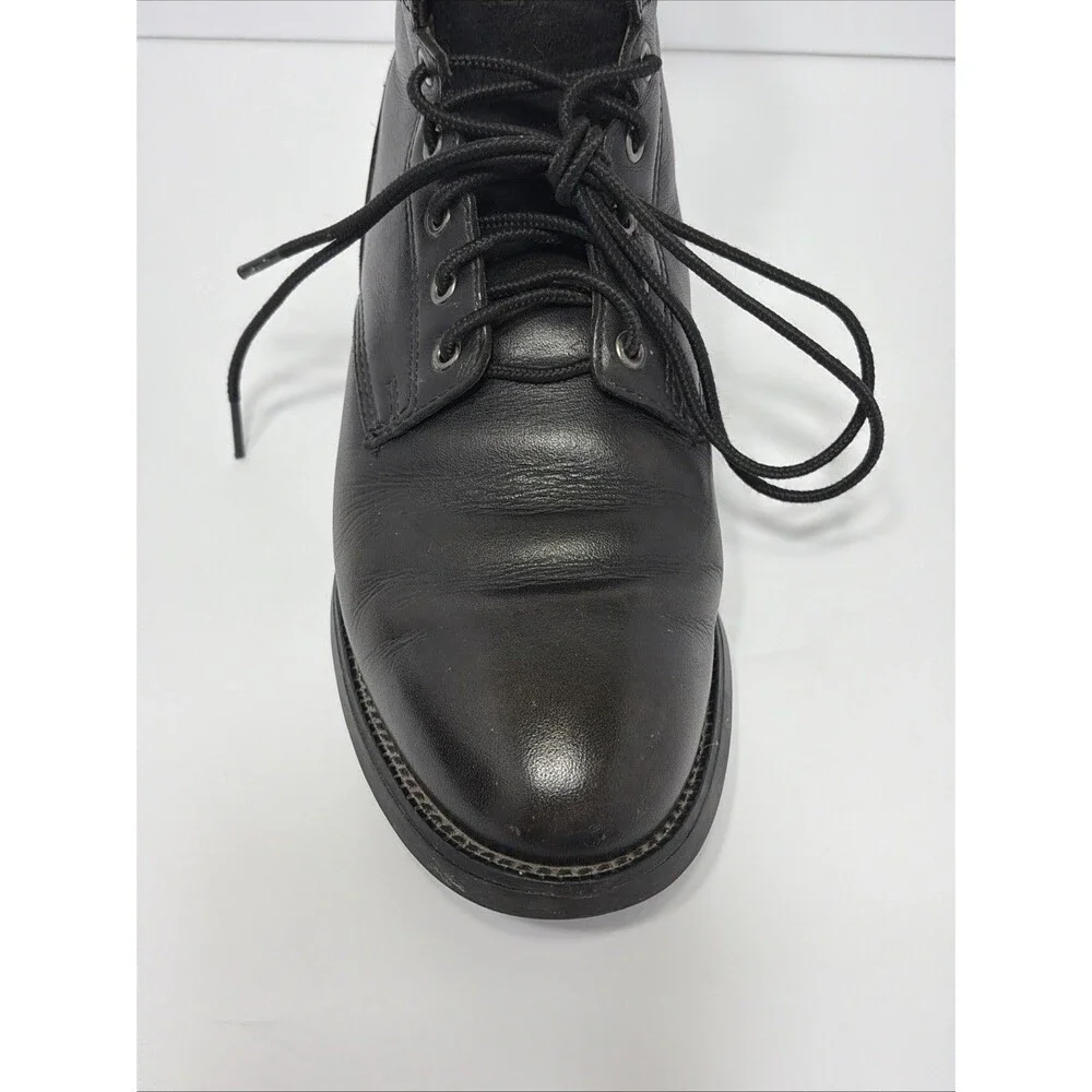 Ariat Black Heritage Leather Lace Up Style 32501 Size 7EE **Cigarette Smell